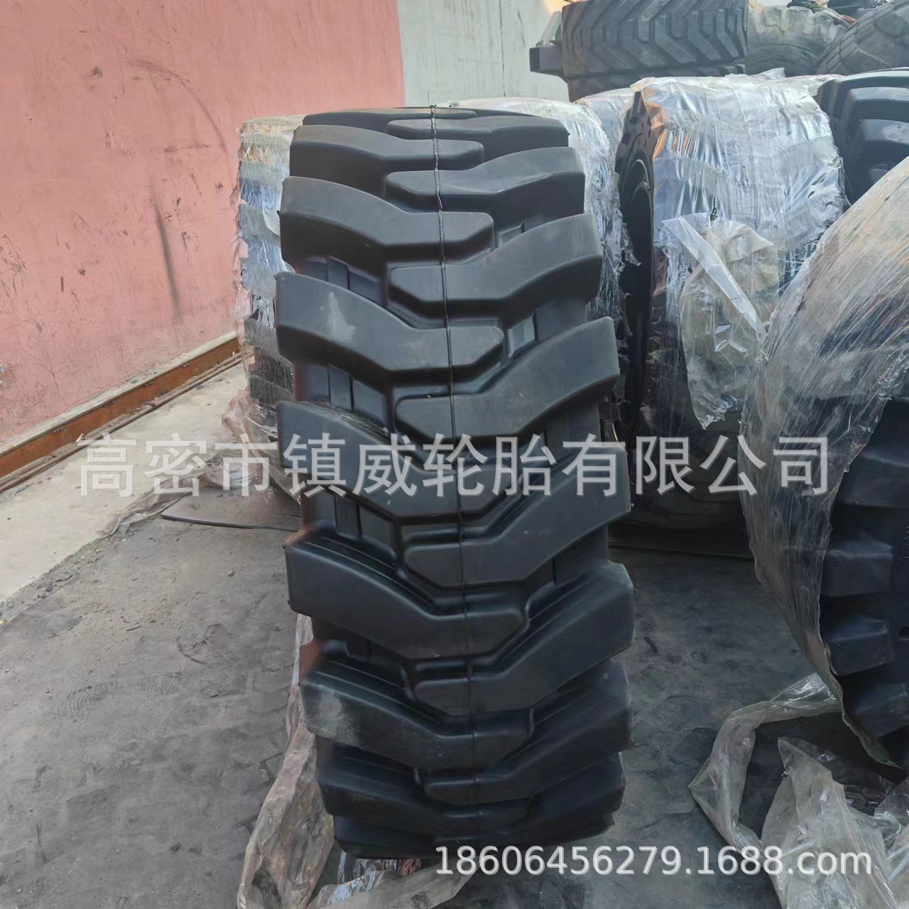 工程机械实心轮胎 38.5/65-24 登高机 升降作业机轮胎 配钢圈